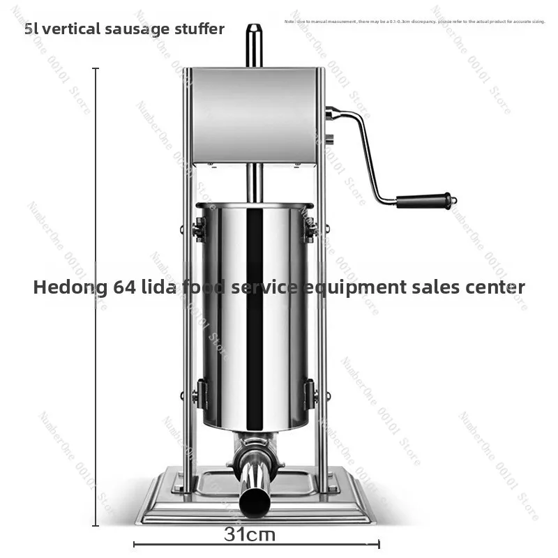 Wholesale Hand Double Speed 3 Liter Enema Machine Stainless Steel Vertical Commercial Enema Household Manual Sausage Machine