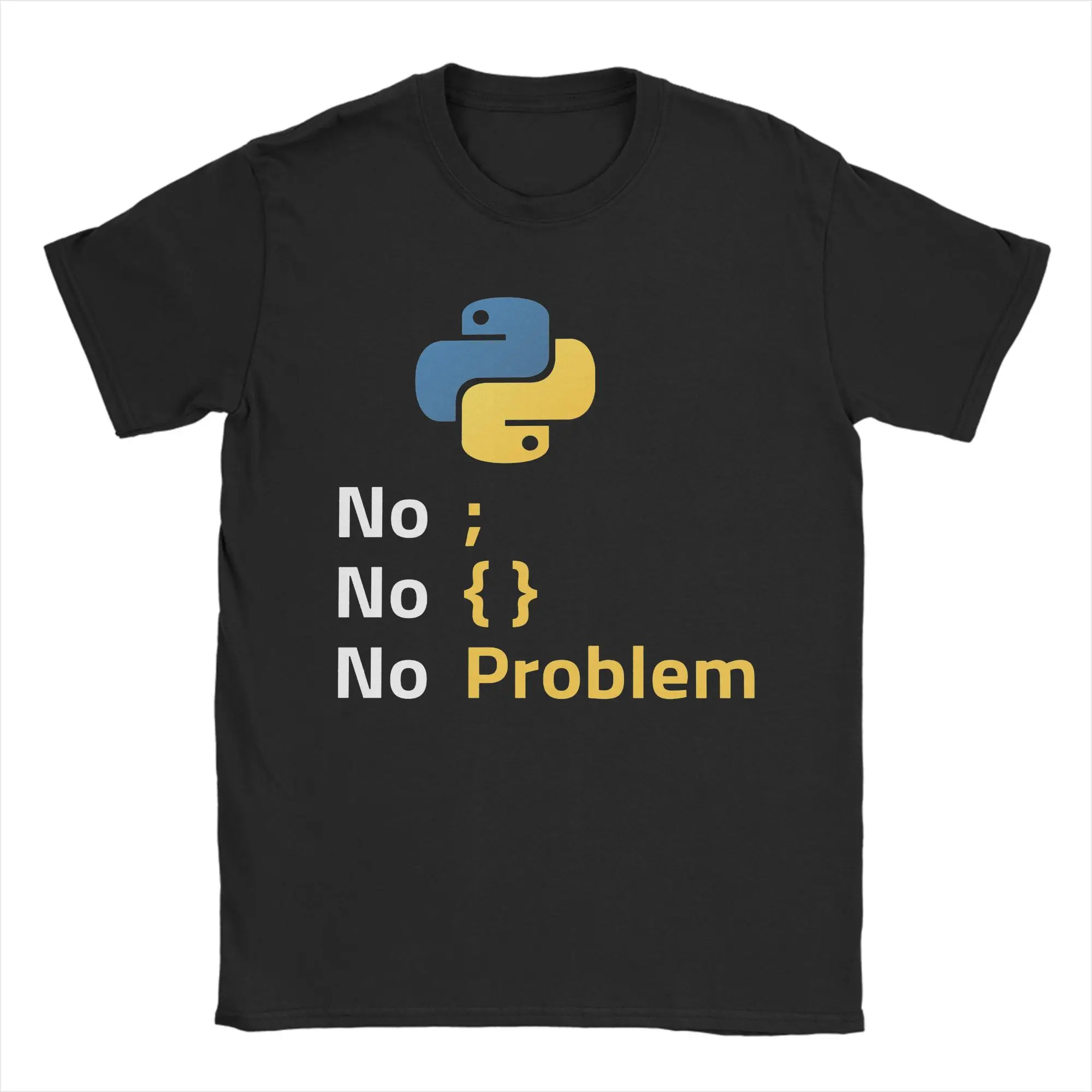 Kawaii Computer Programming Language Python For Code Programmer Developer T Shirt For Men Women Cotton Round Neck Summer Top Tee