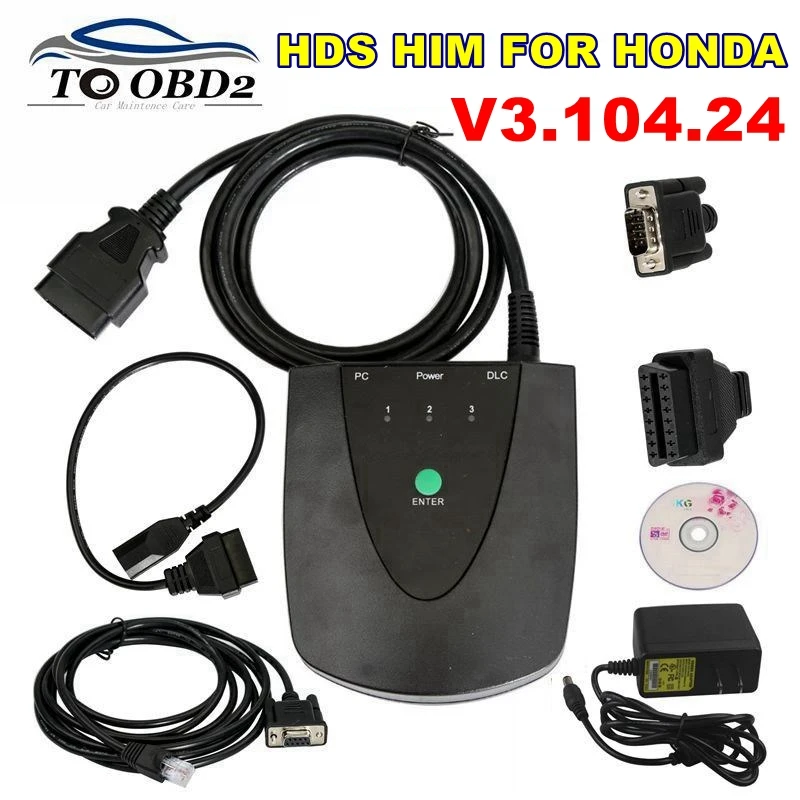 High Quality Latest software V3.104.24 for Honda HDS HIM Diagnostic Tool with Double Board Free with Z-tek RS232 Multi-Language