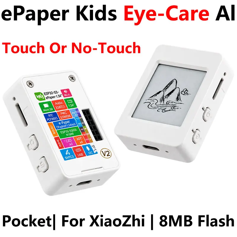 For Xiaozhi ESP32-S3 AI 1.54-inch e-Paper Ink Screen 1.54inch Display AIoT Development Board Deepseek