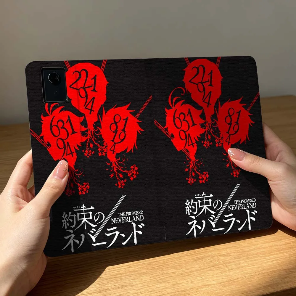 The Promised Neverland For Xiaomi Poco Redmi Pad 8 2 4 5 6 6S 7 7S SE Pro 14 11 11.2 12.1 12.5 Inch Tablet Case Fashion
