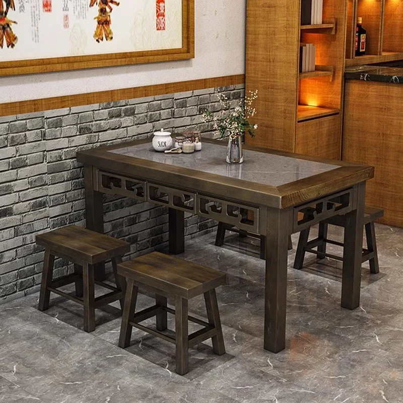 Coffe Tables Kitchen Furniture Islands Living Individual Dining Table Dinning Sets Luxury Mesas De Comedor Restaurant Bar Cafe