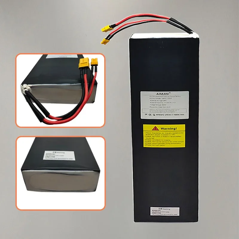 

13S5P Lithium Battery Pack With BMS 48V 17500mAh Scooter Battery For Kugoo X1/X1Plus Scooter