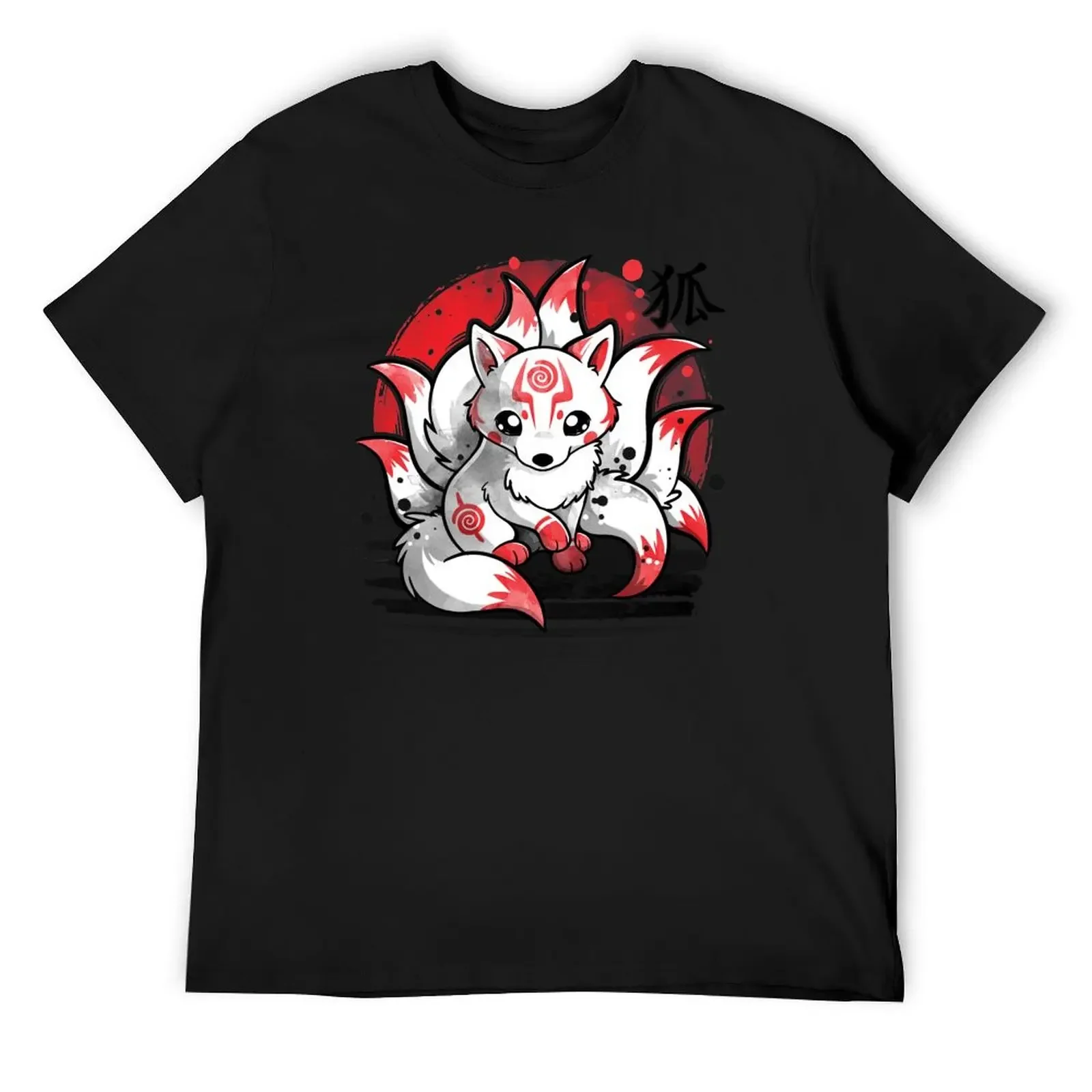 

Nine tailed fox spirit T-Shirt heavyweights blacks mens clothes