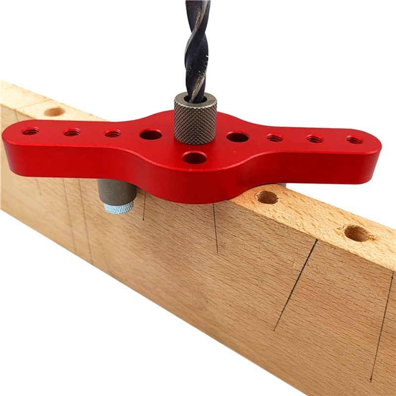 

Vertical Pocket Hole Jig Woodworking 6/8/10mm Drilling Locator Wood Dowelling Centering Drill Guide Kit Hole Puncher