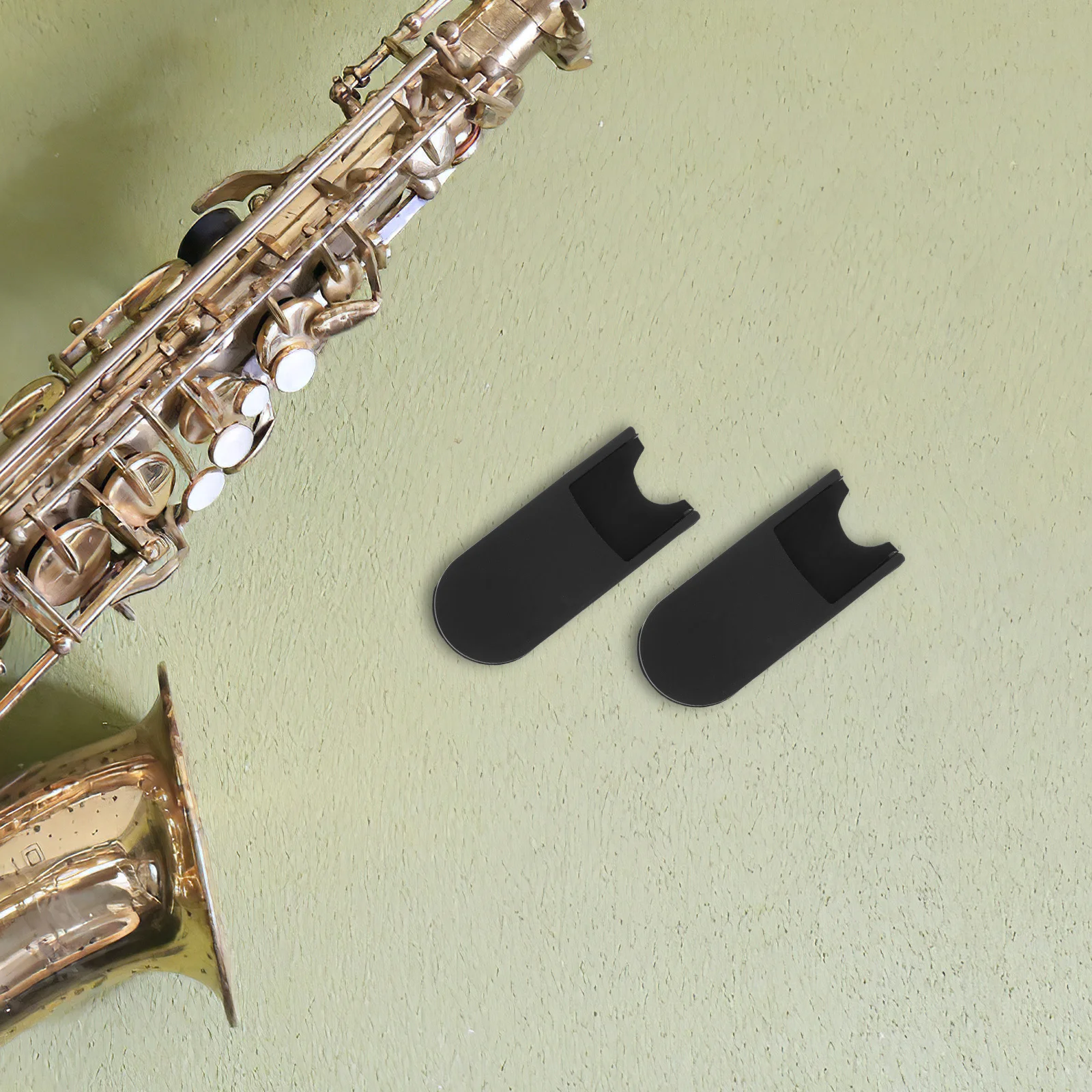 2 قطعة الساكسفون الإبهام وسادة استراحة غطاء سيليكون لينة مرنة ساكس الإبهام حامي إصبع حماية أداة التبعي #4