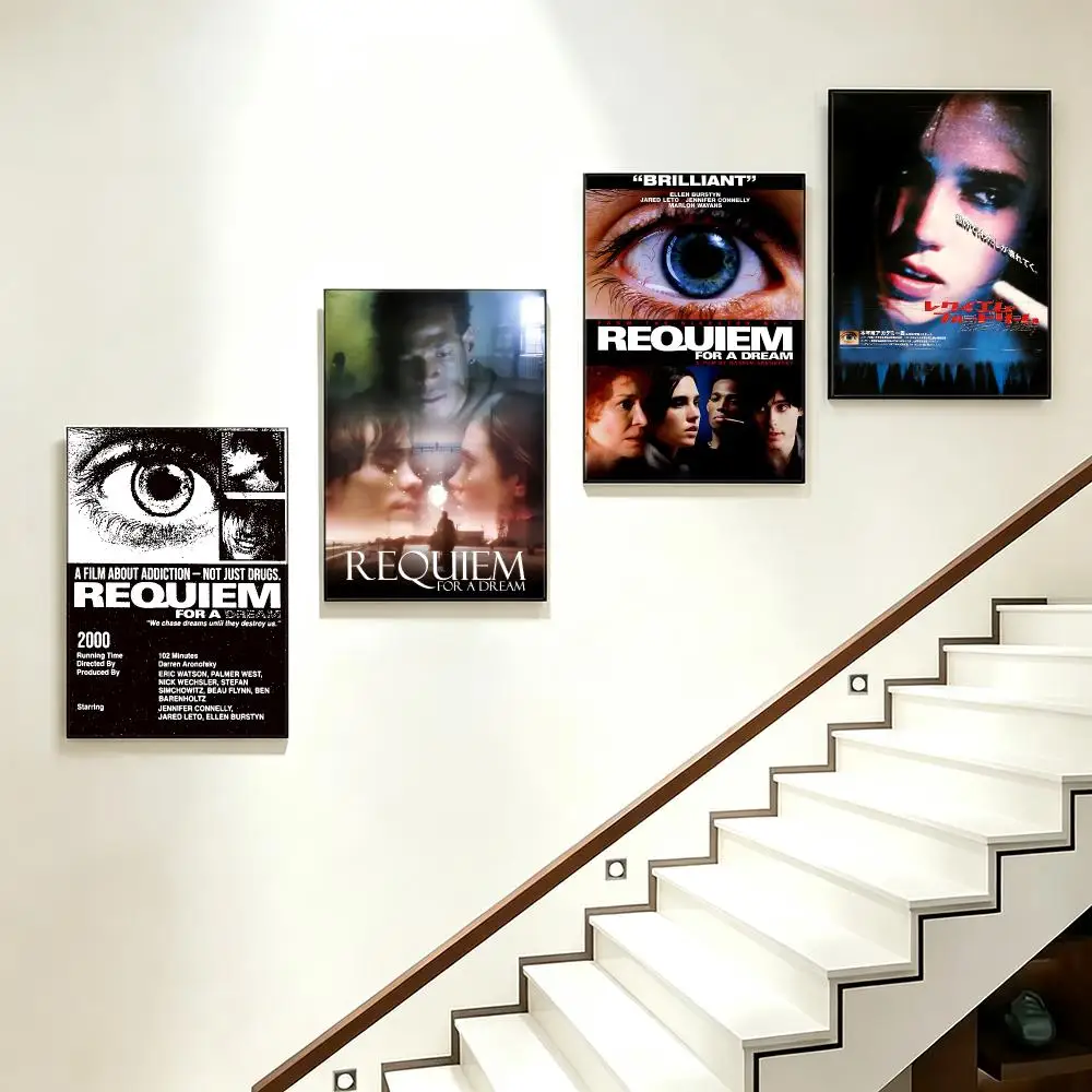 Movie Requiem For A Dream Poster Poster HD Printing Soothing And Cream Style Home Decor For The Living Room Cafes Gift Giving