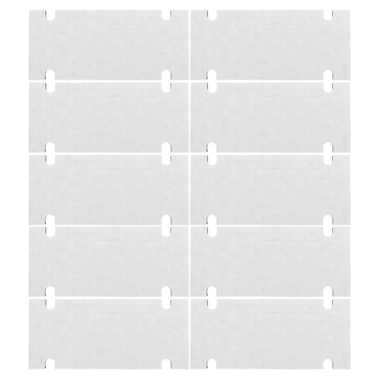 

10pcs Self-Adhesive Doorbell Mount No-Drill Bracket For Apartments Houses Office Waterproof Peel-And-Stick Tape Strong Hold