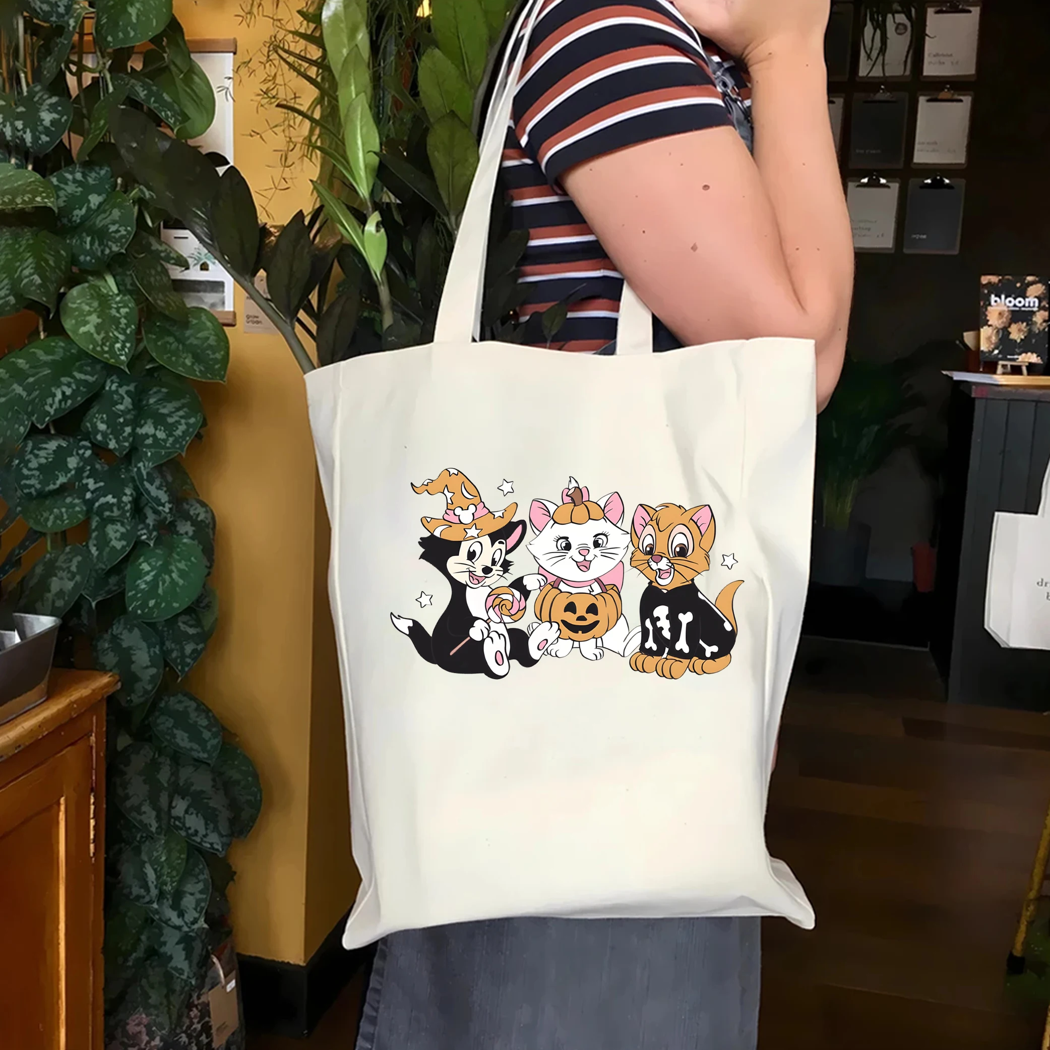 

Cataholic tote bag Cat Mom Who Loves magic shoulder bag Halloween cats tote bag Magical cat tote bag women's fashion tote bag