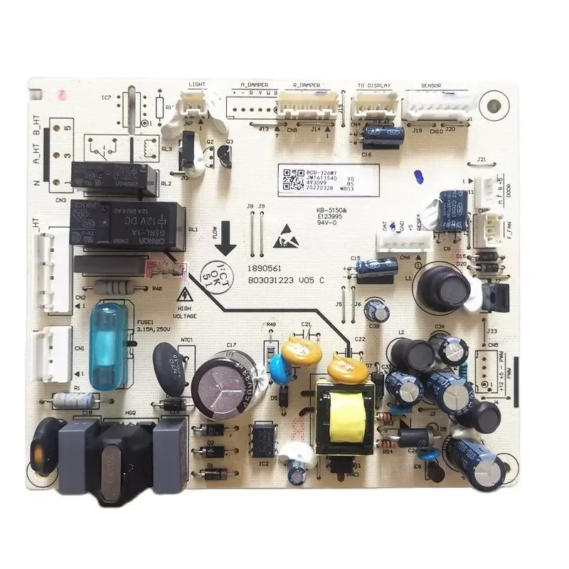 

1pcs New 1611540 1890561 B03031223 Refrigerator Fridge Main PCB Power Control Board for Hisense BCD-326WT, Fagor FFK6735BX