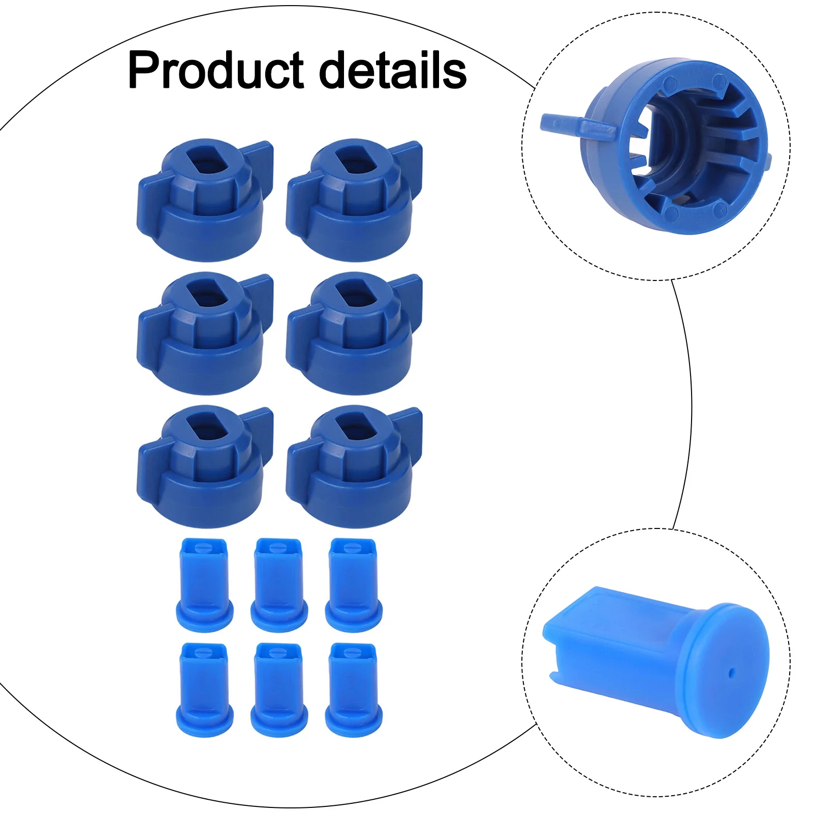 Fan Shaped Nozzle Agricultural Spray Nozzle Uniform Coverage Easy Installation Fine Atomization for drift Fan Shaped