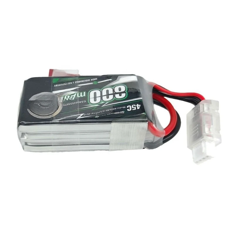 11.1v 800mah para aeronaves quadcopter de controle remoto gens ace 3s 45c bateria de polímero plugue t