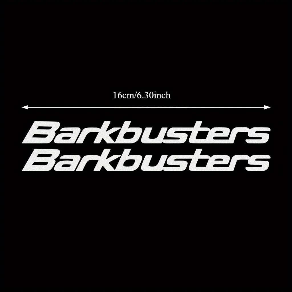 2Pcs/1Set Barkbusters Handguard Decal Sticker Waterproof Vinyl for Tank Fairing Scooter