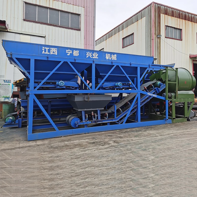 OEM 25-75m3/h محطة خلط الخرسانة المحمولة محطة خلط الأسمنت لمشاريع البناء توريد الشركة المصنعة