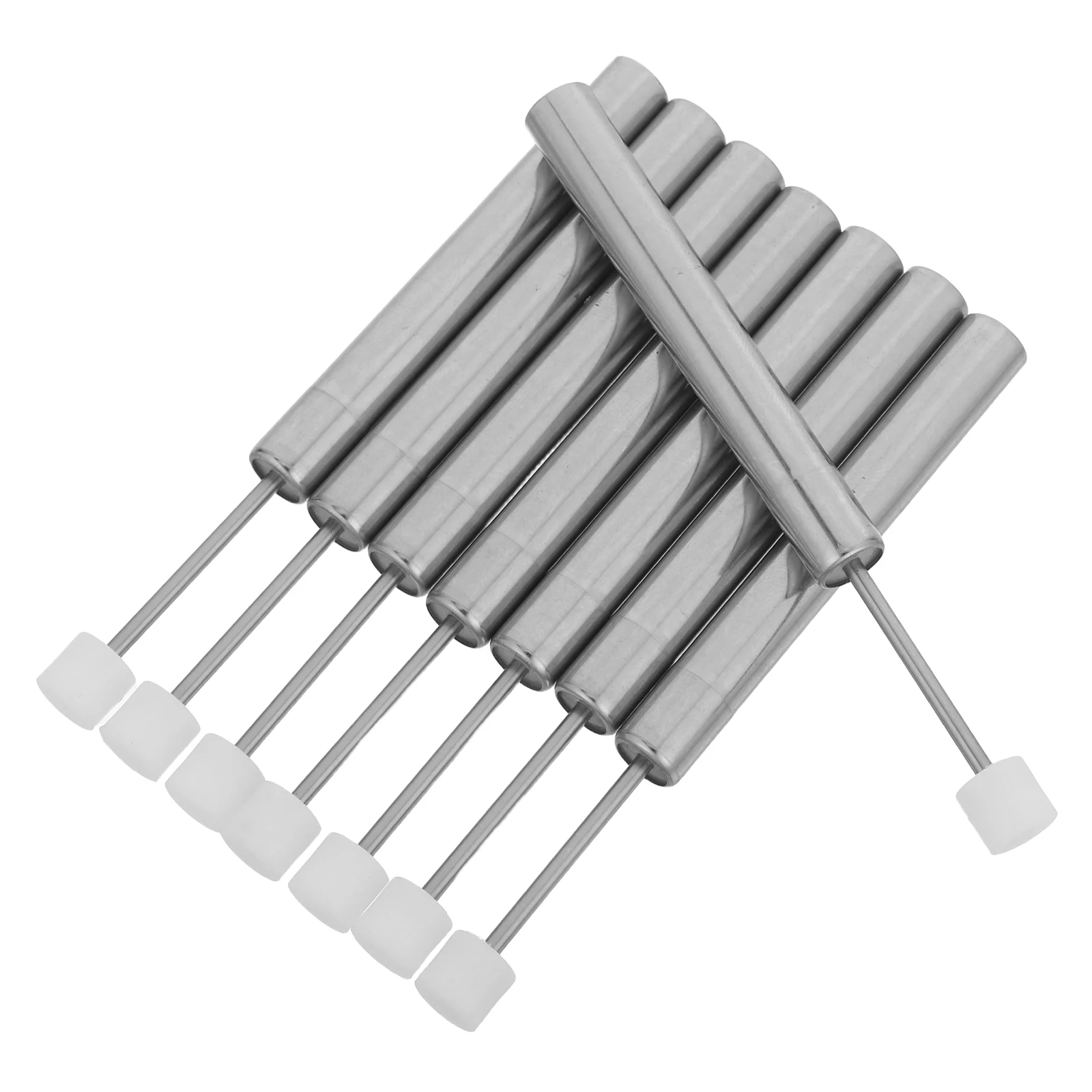 

8Pcs Universal Trash Can Damper Stainless Steel Hydraulic Piston for Kitchen and Office Bins Trash Can Latch Bin Lid Hinge