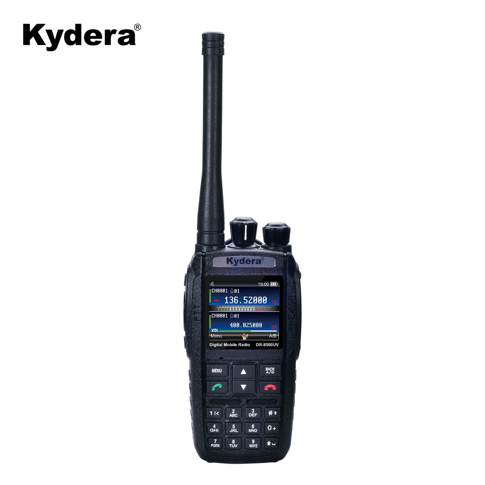 GPS DMR Walkie Talkie Digital de doble banda UHF VHF equipo de guardia de seguridad Radio bidireccional carga USB