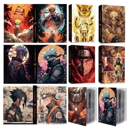 Álbum de cartas de NARUTO, carpeta de cartas de mapa Hatake Kakashi, Uzumaki, Uchiha Sasuke, cuaderno, colección de juegos, juguete de regalo, 240 piezas