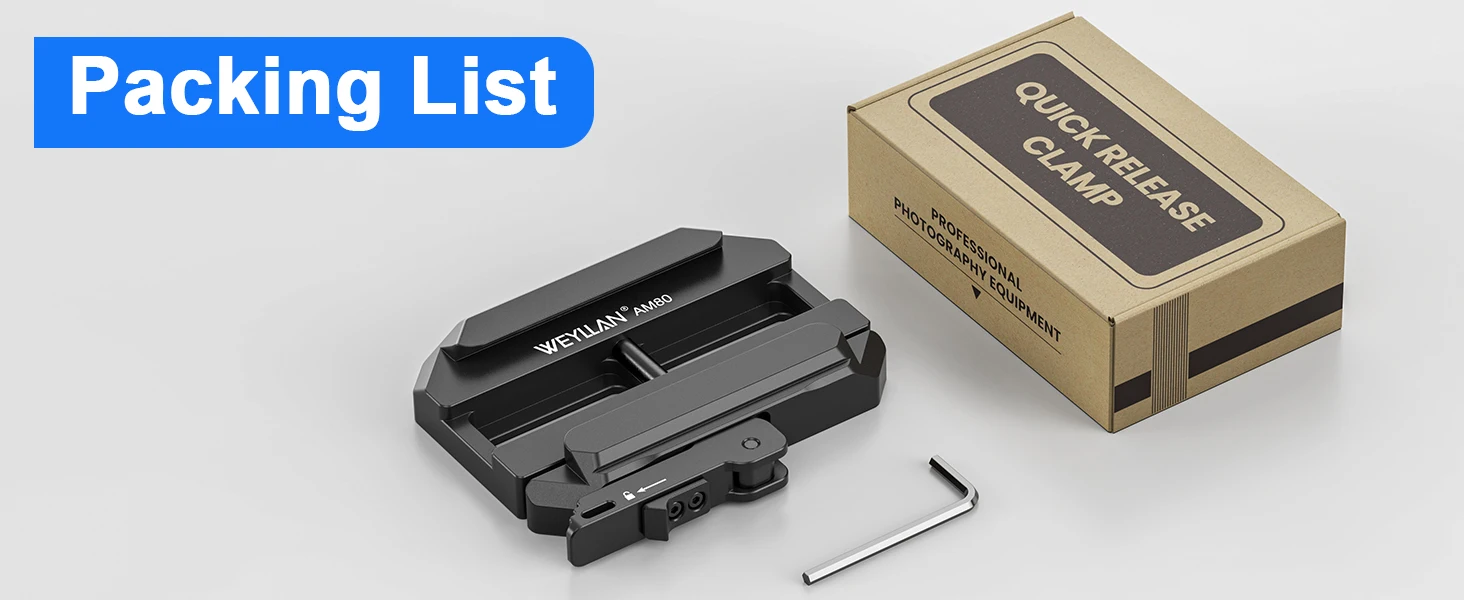 WEYLLAN AM80 MLOK Adapterhalterung ARCA-Zweibeinadapter mit Sicherheitsverriegelungshebel Werkzeuglose Spannungsverstellung Anti-Rotations-Sicherungsmutter – Detail 6