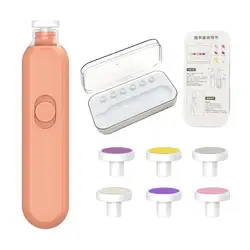 Kids Electric Nail File 360 Degree Rotating Light Up Nail Clipper Low Noise Children Nail File Lightweight Nail Clippers For