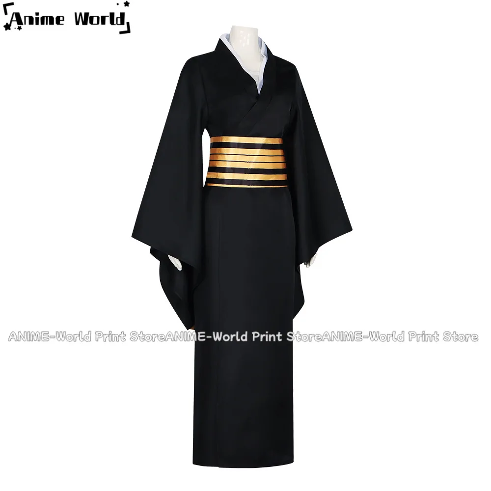 《Custom Size》Unisex Anime Cos Nakime Kimono Cosplay Costumes Halloween Christmas Party Uniform Sets Suits image 2