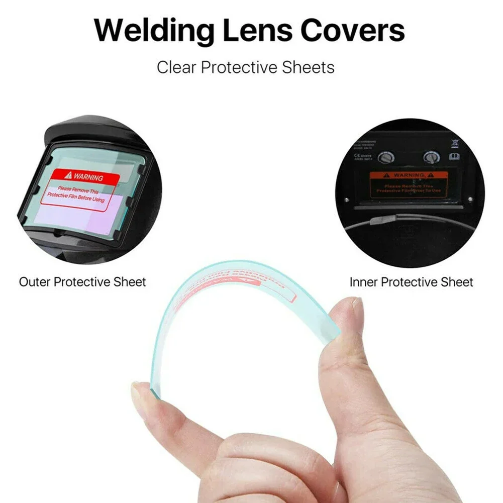 Welding Mask Lens Welding Helmet Mask Lens Group Protection Sheet Replacement Protective Plate Solar Automatic Dimming