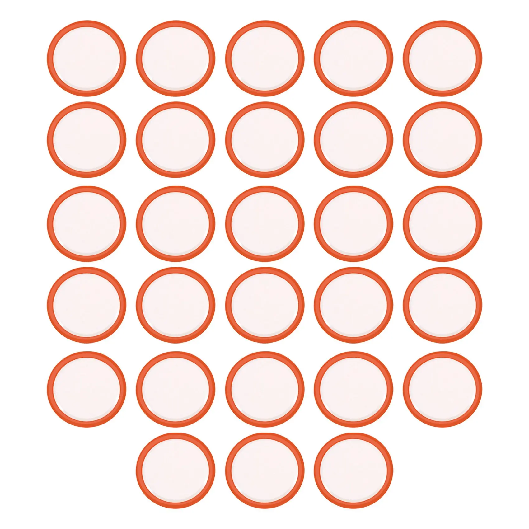 ABWR-缶詰蓋 ボール/カージャー用レギュラーマウス、シリコンシール付き分割型金属ジャーキャップ、シルバー