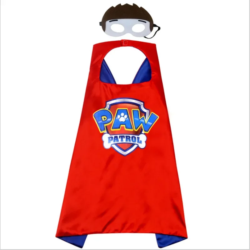 Patrol Ryder Cosplay Kids Boy Girl Costume Mask Cloak Cartoon Patrol Dog Ryder Halloween Party Decoration Birthday Gift