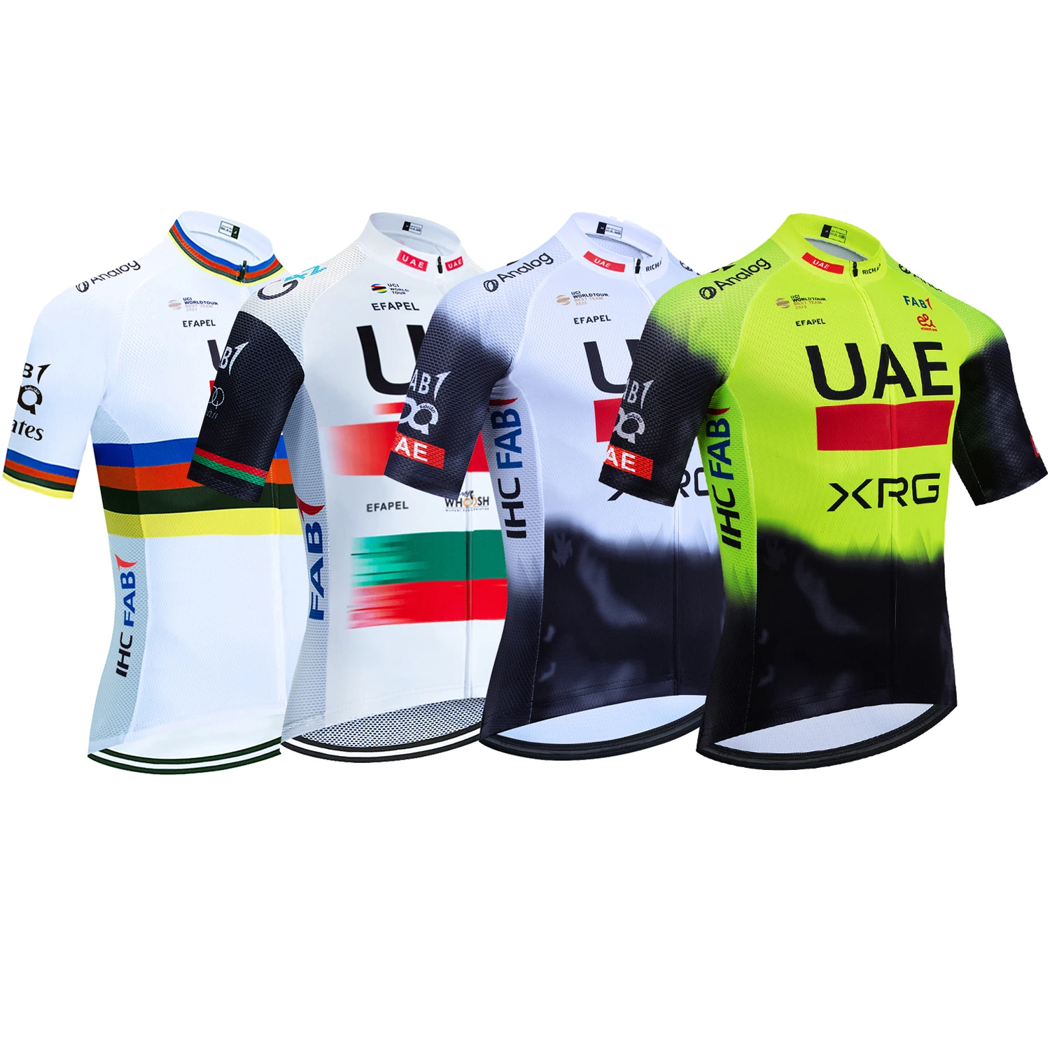 Nuevo Jersey de Ciclismo blanco equipo UAE bicicleta chaleco Maillot hombres mujeres secado rápido Ropa Ciclismo bicicleta Jersey camiseta