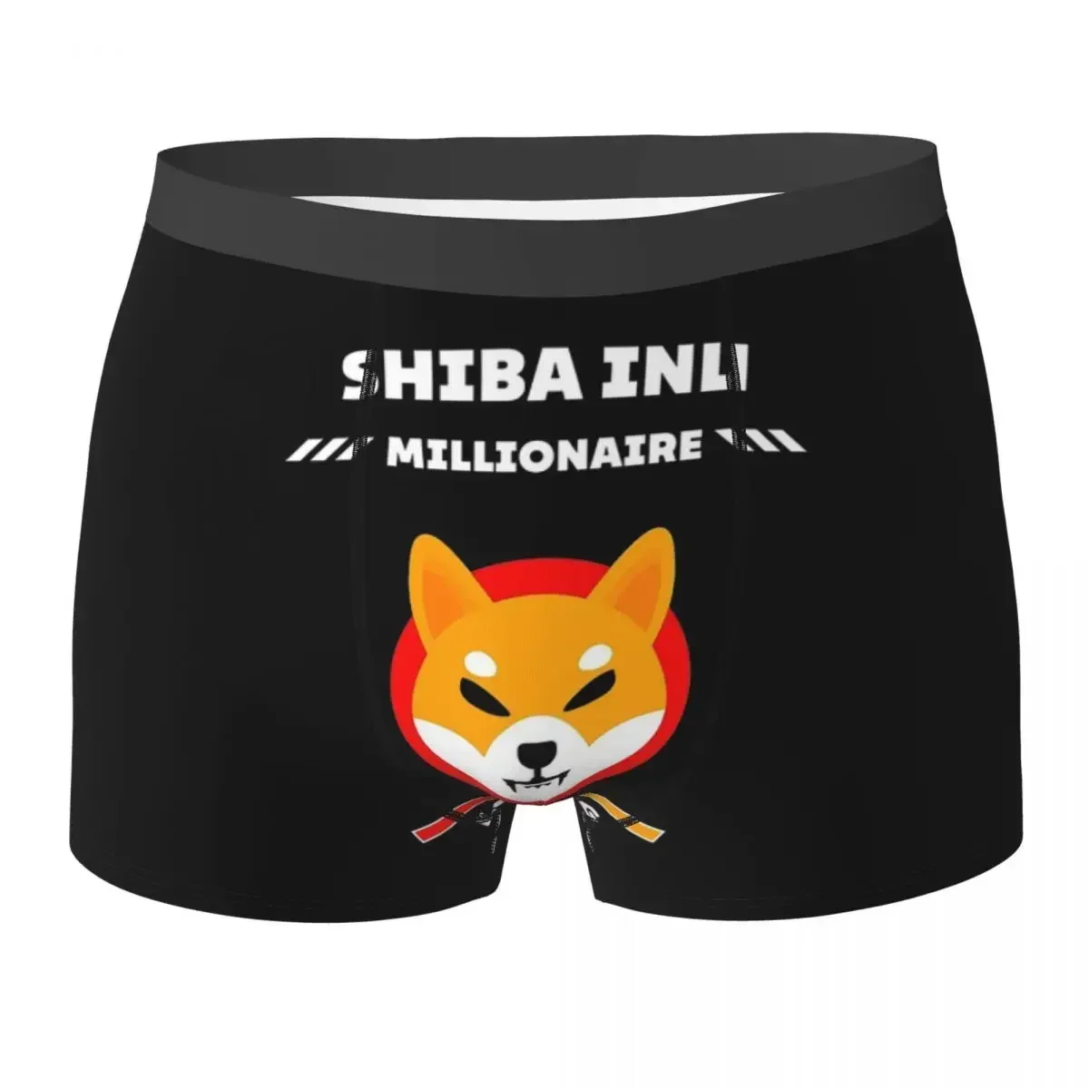 

Boxer Underpants Shorts Shiba Inu Millionaire Loading Crypto Design SHIB Panties Men Comfortable Underwear for Homme Man