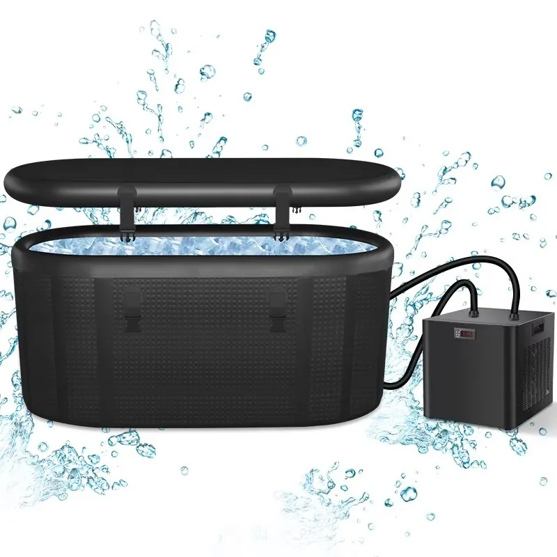 

1hp Vanace Customized Size Water Chiller Ice Bath Drop Stitch Ice Barrel Bath Inflatable Ice Bath With Chiller