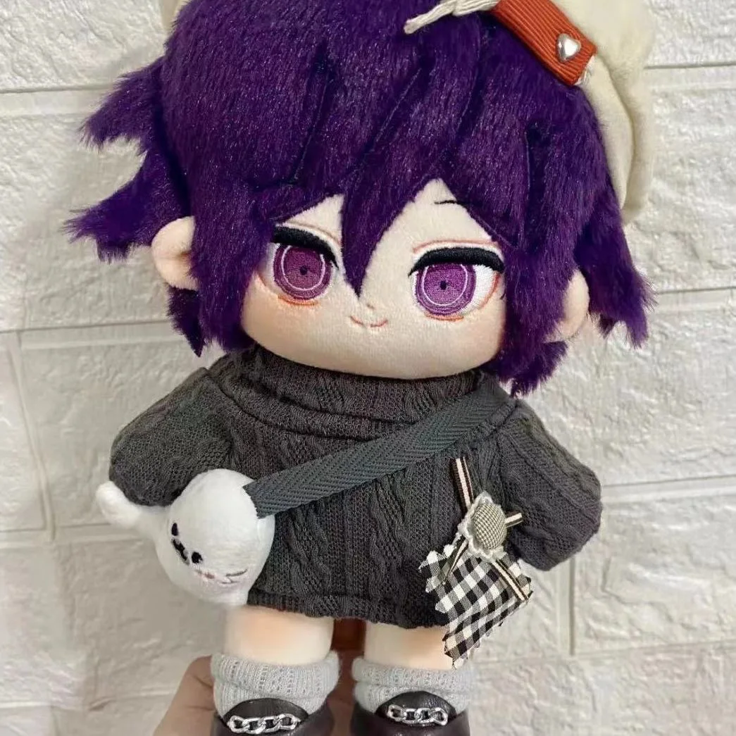 Anime Rol Kokichi Oma 20Cm Knappe Jongen Zacht Pluche Katoenen Pop Lichaam Verkleed Knuffels Poppetjes Figuren Kerstcadeau