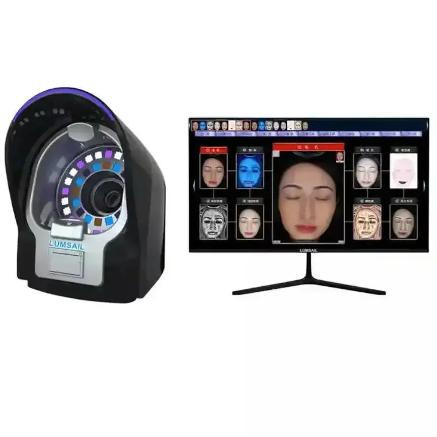 Technology Facial Skin Analyzer Machine With 8 Spectrums 3D Facial Analysis Device