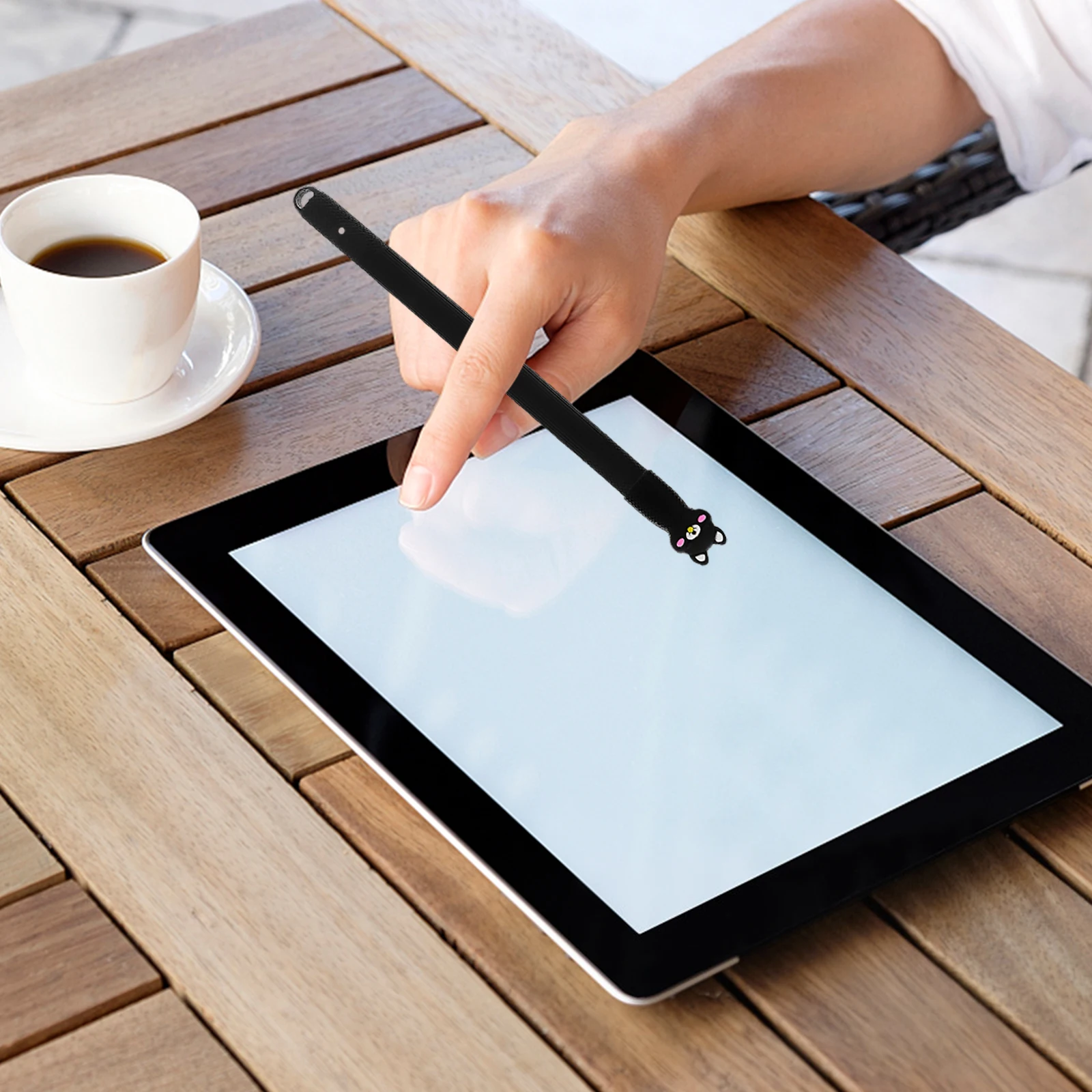 

2 Pcs Anti-fall Stylus Case Newborn Pen Generation Silica Gel Magnetic Practical Cover