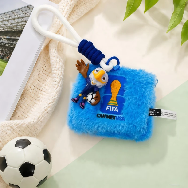 Genuine Product FIFA World Cup 2026 Maple Zayu Clutch Mascot Trendy Figurine Keychain Plush Bag view 4