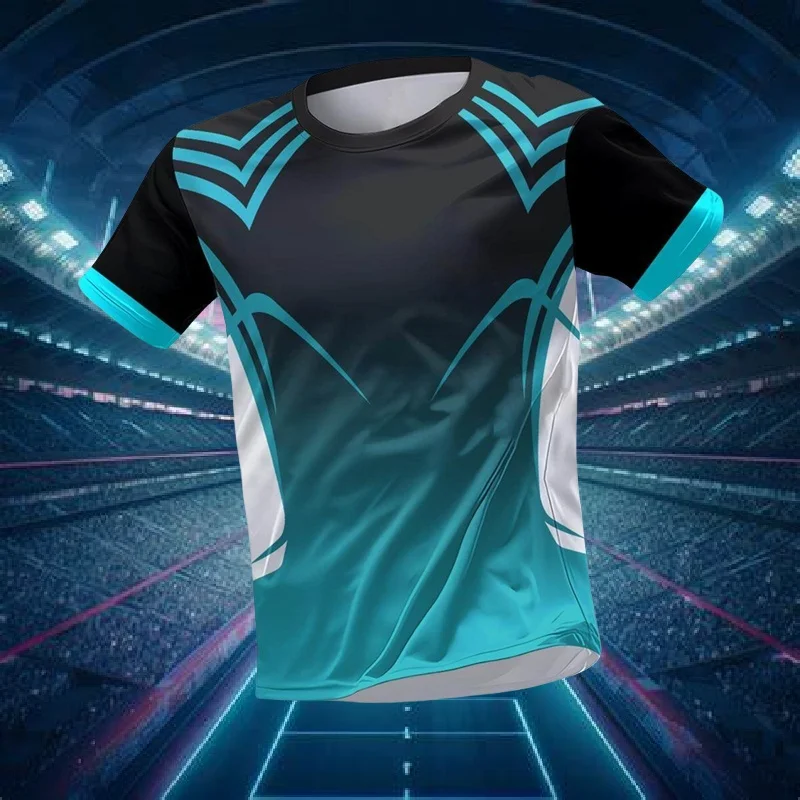 

2025 Summer New Quick Dry Breathable Men's T Shirt Outdoor Run Fitness Sports Short Sleeve Tees Casual O-neck Oversized T-shirt