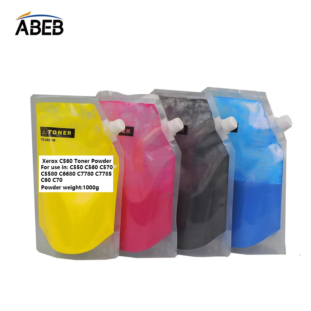 

1KG For Xerox C550 C560 C570 C5580 C6680 C7780 C7785 C60 C70 Toner Powder Premium Quality Compatible Copier Color Toner Refill