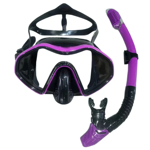 Imagen 1 del producto QYQ-mascarillas de buceo profesionales, conjunto de snorkel, falda de silicona para adultos, gafas, equipo de piscina