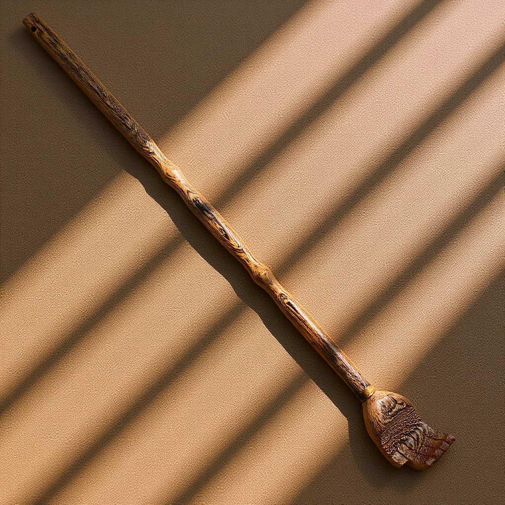 

Back Scratcher Traditional Wooden Body Long Handle Scratch Tool for Itchy Relief Natural Wood Grain Comfortable Grip