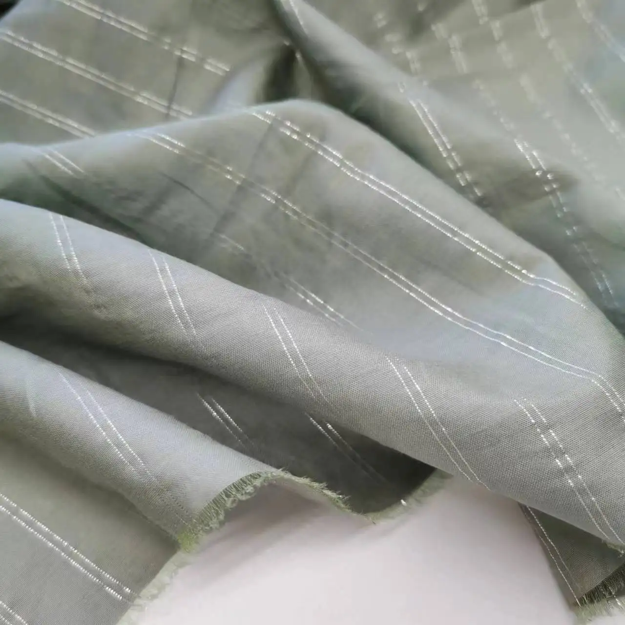Lurex Silk Cotton Cation Fabric Metallic Somali Dirac Dress Shirt DIY Sewing Material