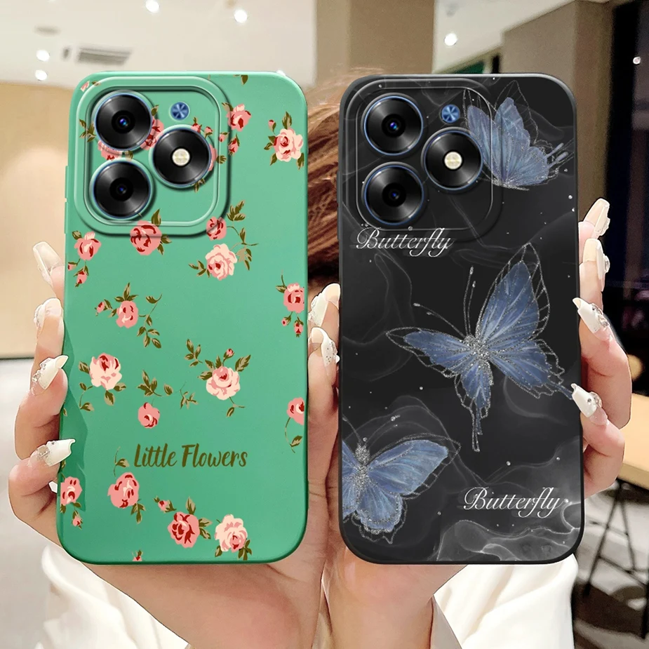 حافظة سيليكون لينة لـ infinix hot 40i x6528 ، الموضة ، المطلية ، الكرتون ، لـ infinix hot 40 pro ، hot40 ، hot40i