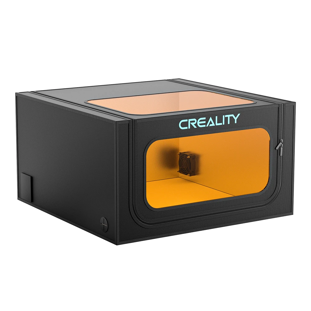 Creality Laser Engraver Enclosure Pro  Fireproof and Waterproof Dustproof  Protective Cover 720x720x400mm with Exhaust Fan