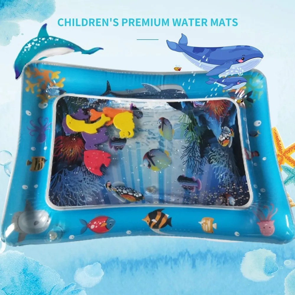 Baby Water Mat Inflatable Cushion Infant Toddler Water Play Mat for Children Early Education Developing Baby Toy Summer Toys