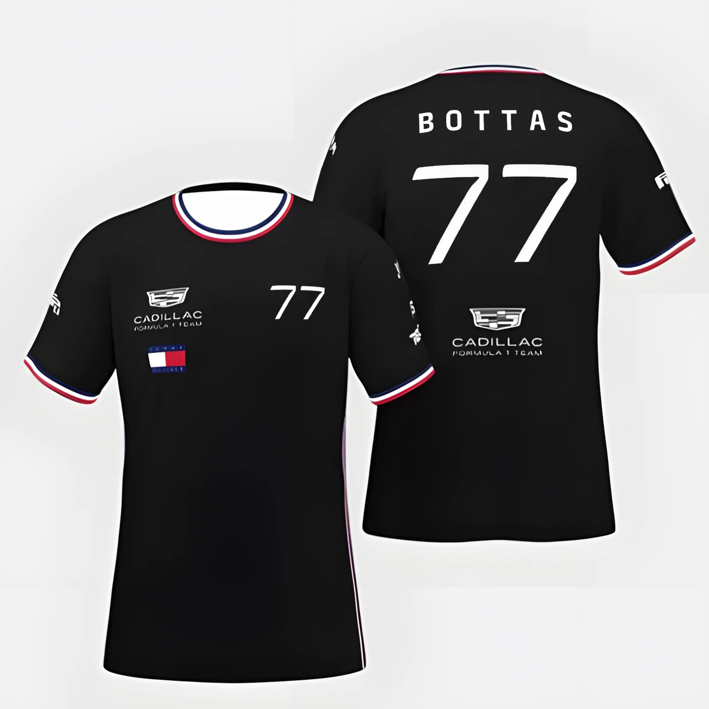 Cadillac Racing Team Outdoor Extreme Sports Speed Drying Breathable T-shirt PEREZ 11 Driver Followers Oversized Short Sleeve image 3