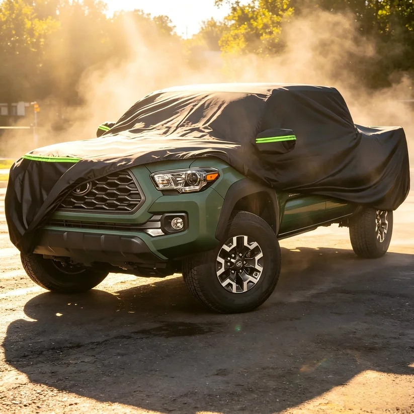 General pickup truck cover large pickup truck cover sunscreen rainproof dustproof carcover full cover Pickup Truck Rain Cover