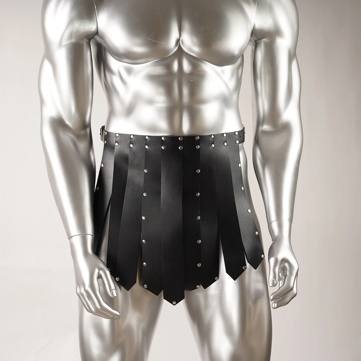

Gothic Men Gladiator Costume Roman gladiator skirt with harness harness gifts for him