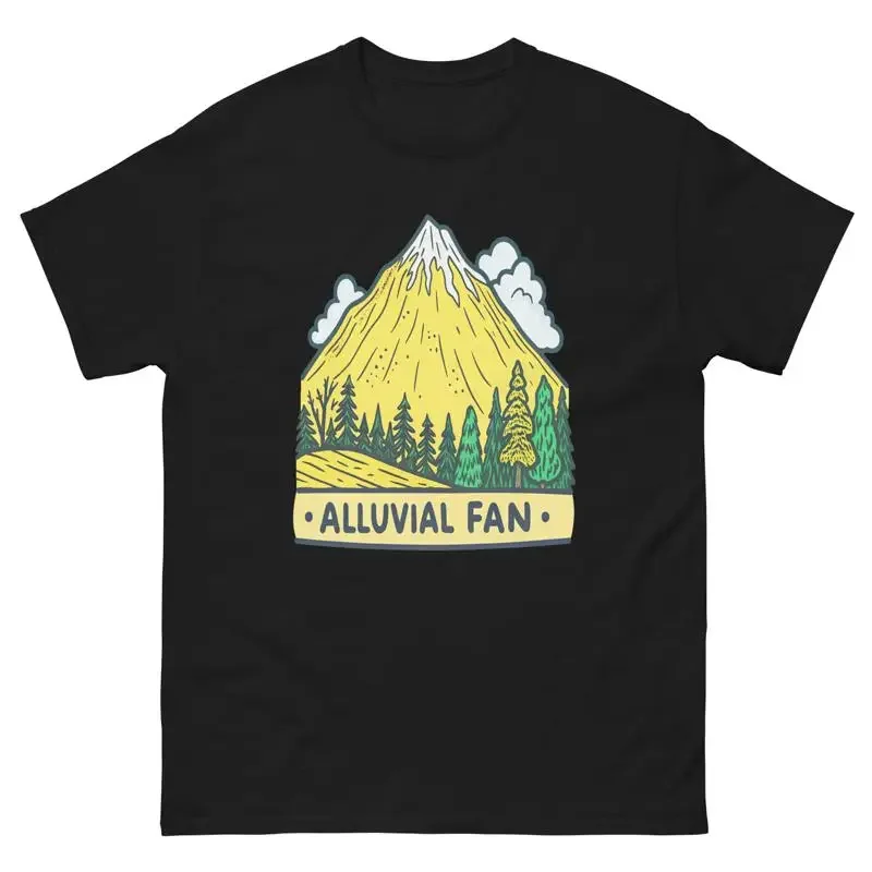 Alluvial Fan Geographical Landscape Location Scenery T Shirt