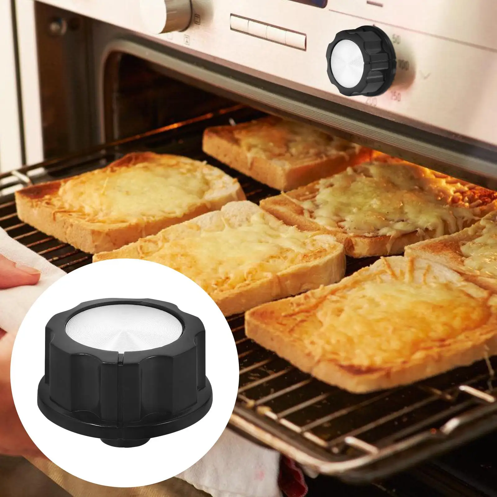 

Universal Control Knob For Stove And Oven Knob Air Fryer Button Small Appliance Parts Pressure Cooker Timer Stove Replacements