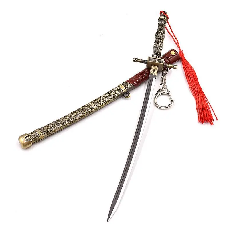 23 centimetri Bloodborne Mille Ombra Coltello Spade Gioco Arma Portachiavi Periferico In Lega di Zinco Modello Ciondolo Artigianato Regali Giocattoli per I Ragazzi