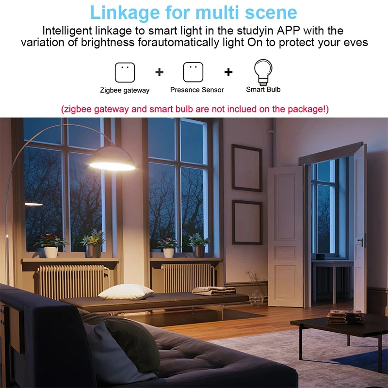 Tuya Zigbee Wifi كاشف الوجود البشري الحياة الذكية MmWave رادار PIR محس حركة مع شاشة كشف المسافة الإنارة