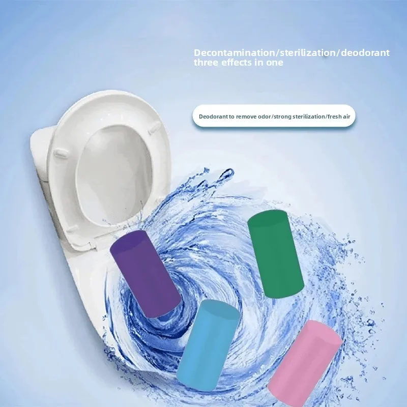 Blue Bubble Toilet Deodorizer Automatic Toilet Cleaning Stick Cleaner, Descaling and Fresh-Scented Toilet Deodorizer view 4